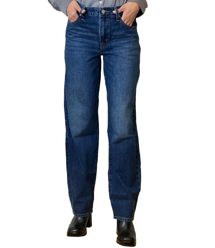 Levi's Jeans Donna Baggy Dad Comfortable Folded Hem Jeans