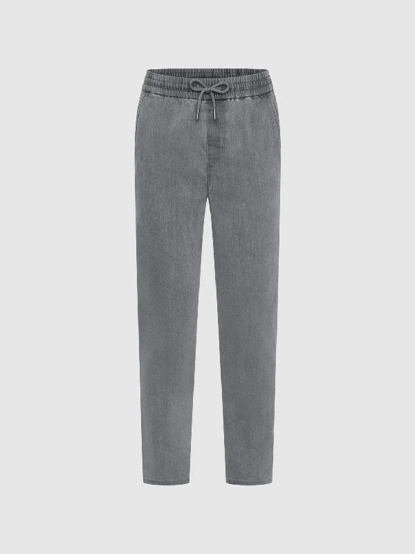 Drawstring Jeans Casual Skinny Fit Jeans