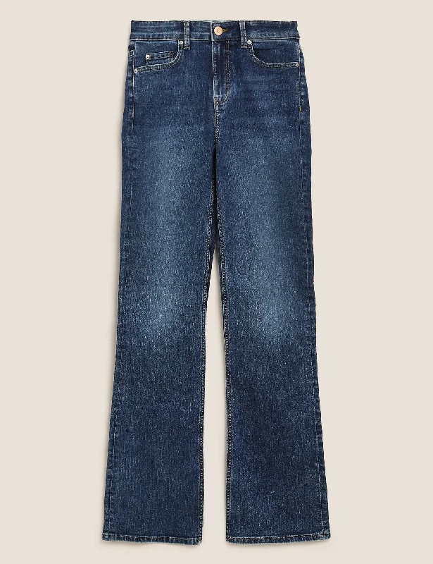 Eva Bootcut Jeans Comfortable Low-Rise Jeans
