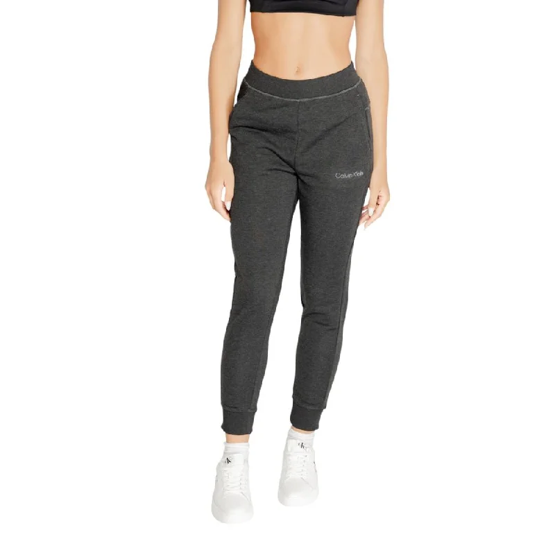 Gray Recycled Polyester Jeans & Pant Stylish Stone-Wash Denim Jeans