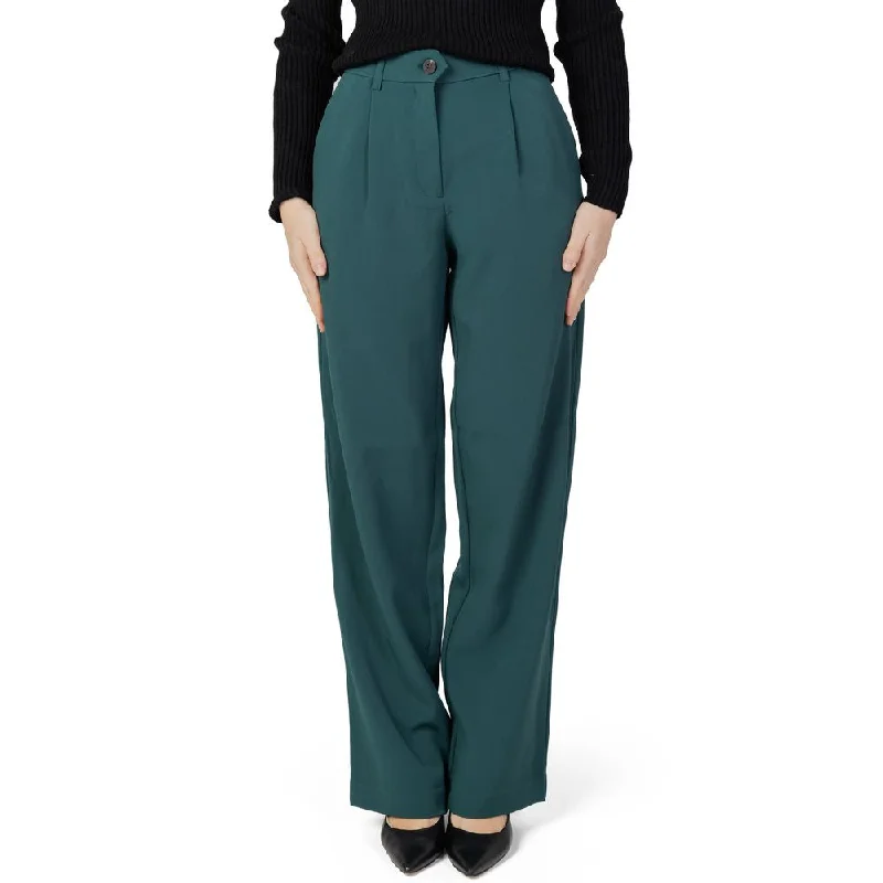 Green Recycled Polyester Jeans & Pant Comfortable Full-Length Denim Jeans