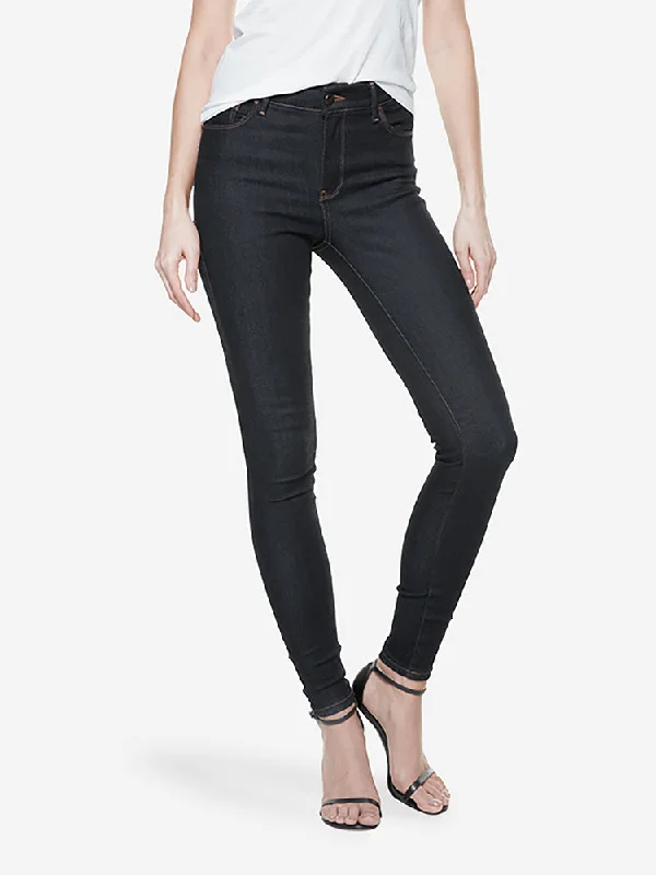 High Rise Skinny Jane Jeans Classic Black Denim Jeans