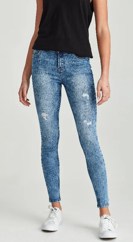Junkfood Jeans | Ashley | Blue Classic Black Denim Jeans