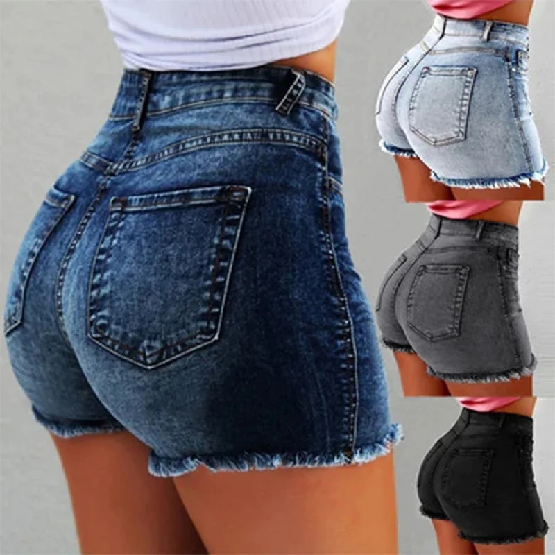 Laamei Fashion Women Summer High Waisted Denim Shorts Jeans Women Short 2019 New Femme Push Up Skinny Slim Denim Shorts Fashionable Vintage Wash Jeans Laamei Fashion Women Summer High Waisted Denim Shorts Jeans Women Short 2019 New Femme Push Up Skinny Slim Denim Shorts Fashionable Vintage Wash Jeans