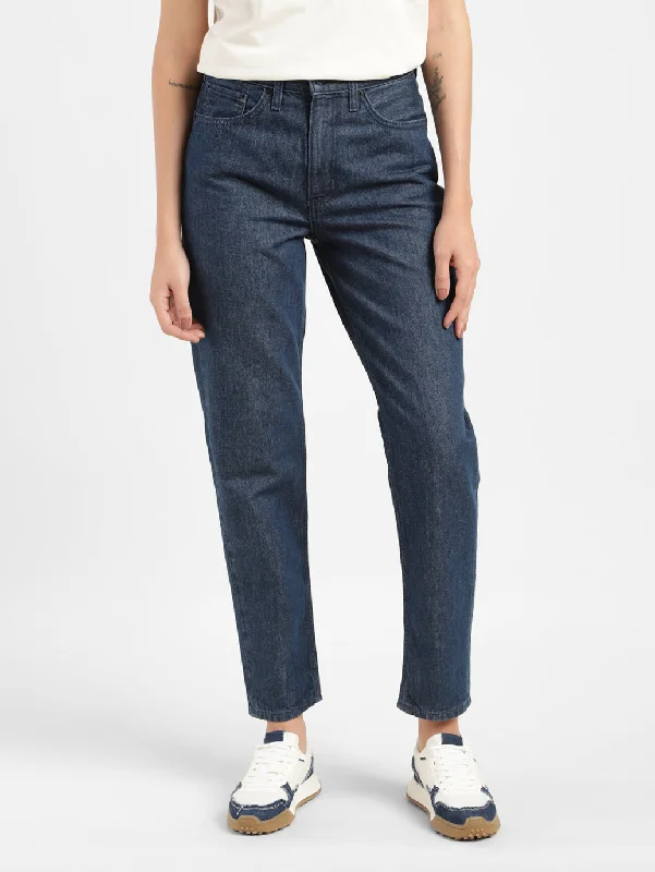 Levi's x Deepika Padukone Mid Rise Relaxed Fit Mom Jeans Casual Skinny Fit Jeans