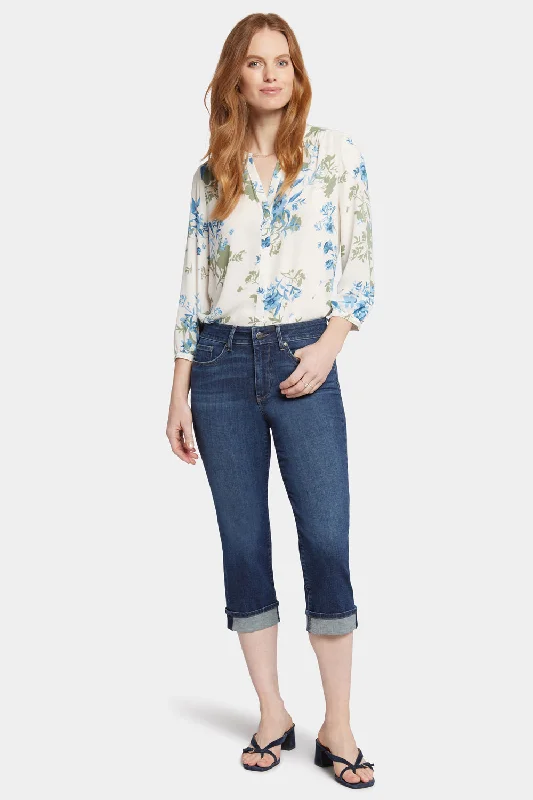 Marilyn Straight Crop Jeans - Dimension Trendy Skinny Fit Jeans