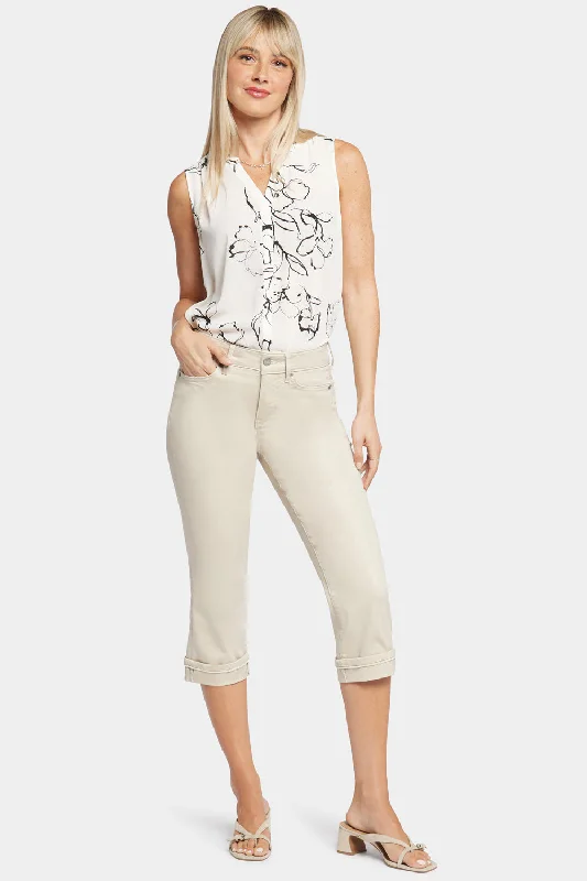 Marilyn Straight Crop Jeans - Feather Stylish Cargo Style Jeans