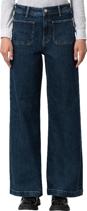 Paloma Wide Leg Jeans - Women's|-|Jean à jambe large Paloma - Femme Fashionable Straight Fit Denim Paloma Wide Leg Jeans - Women's|-|Jean à jambe large Paloma - Femme Fashionable Straight Fit Denim