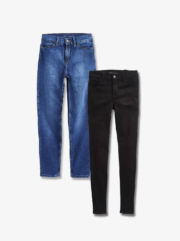 Set 11: 2 pair of Women's Jeans Elegant Skinny Leg Jeans