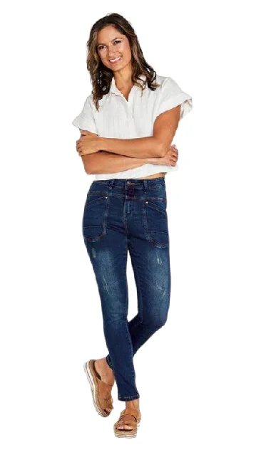 NLJ Pinner Jeans Comfortable Zip-Fly Denim Jeans