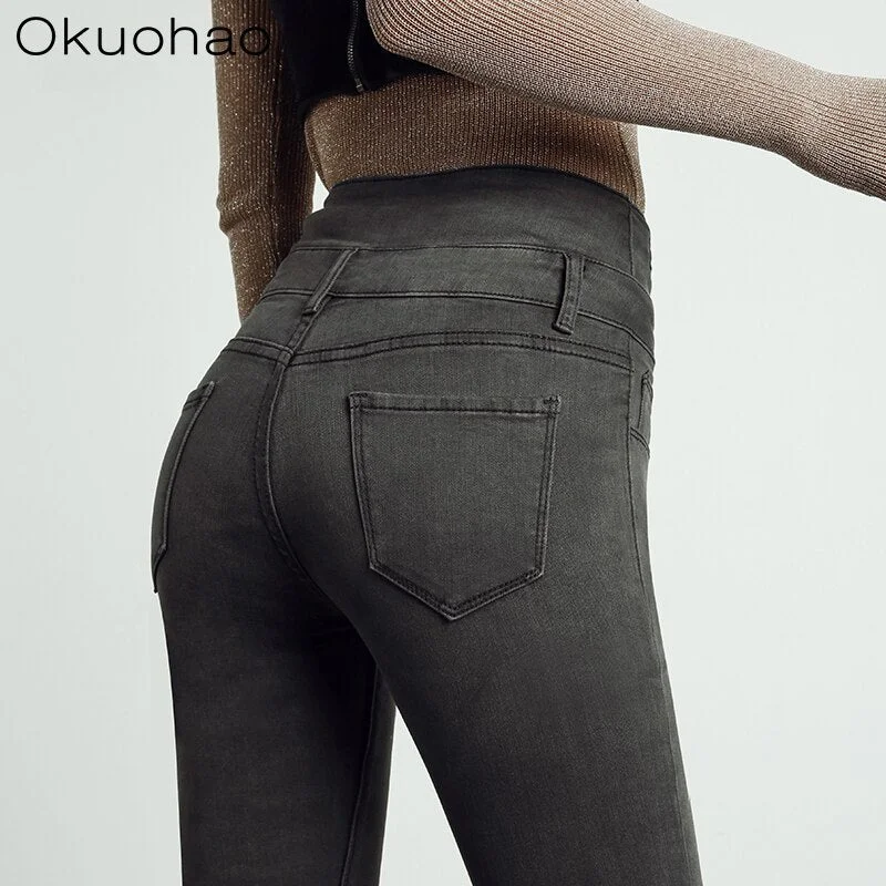Okuohao 2019 Women Push Up Jeans Plus Size Women Pants High Waist Full Length Women Casual Stretch Skinny Pencil Women Pants Trendy Cut-Off Denim Shorts Okuohao 2019 Women Push Up Jeans Plus Size Women Pants High Waist Full Length Women Casual Stretch Skinny Pencil Women Pants Trendy Cut-Off Denim Shorts