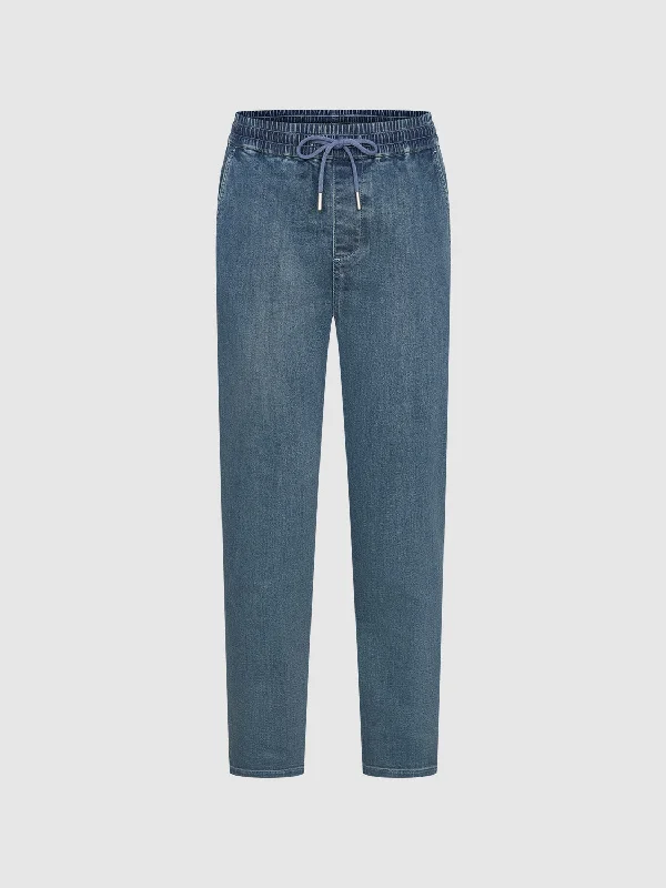 Regular Denim Jeans Comfortable Ankle Jeans