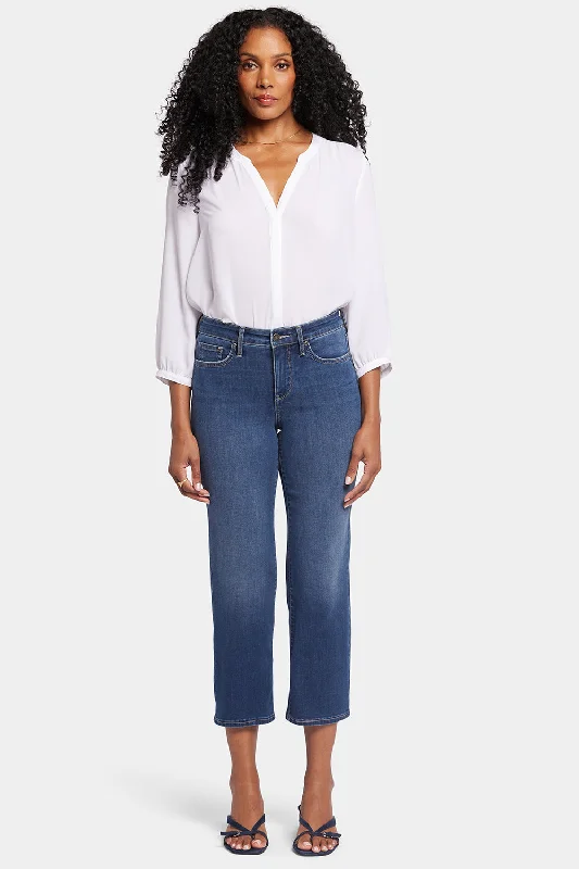 Relaxed Piper Crop Jeans - Sonnet Chic Double Waistband Jeans