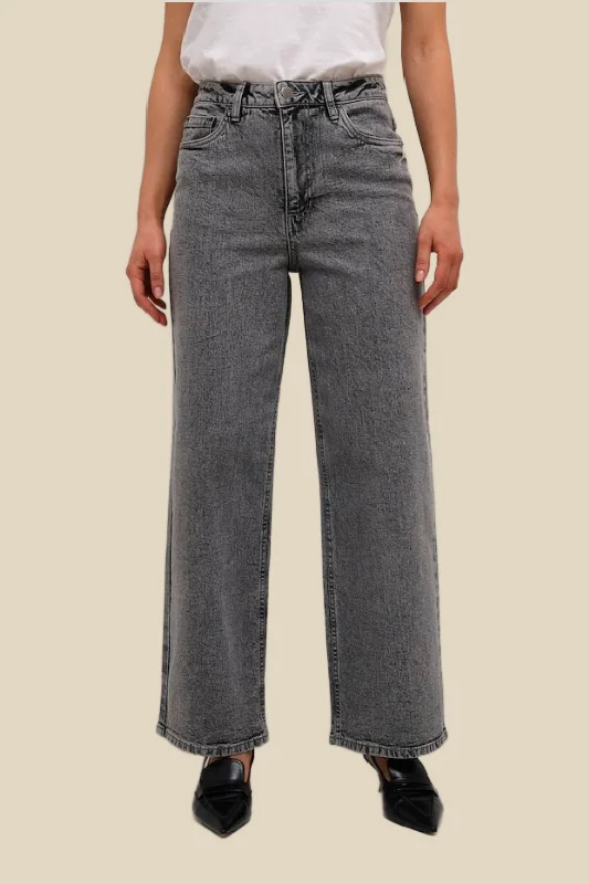 Ryana Jeans Trendy Flared Leg Jeans