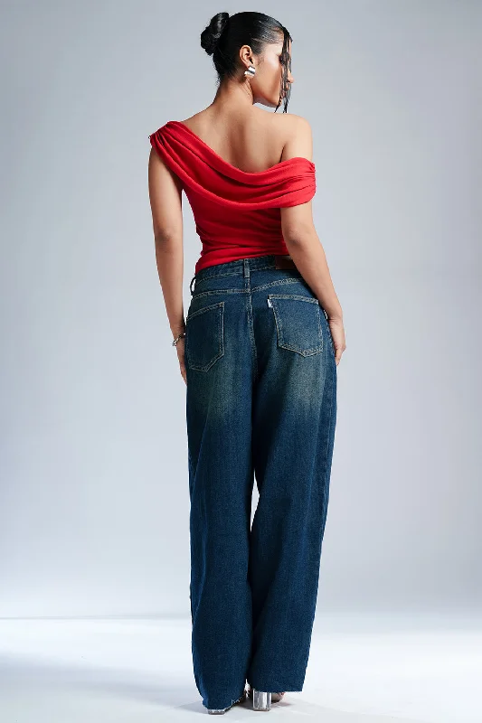 Sapphire Night Balloon Fit Jeans Fashionable Jeggings Style Jeans