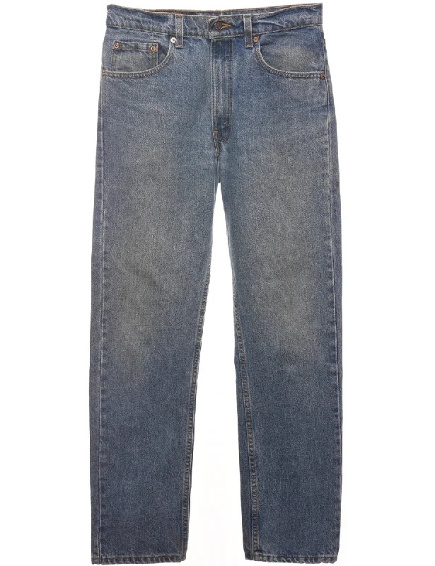 Straight Leg Levis 505 Jeans - W33 L31 Fashionable Slim Fit Jeans