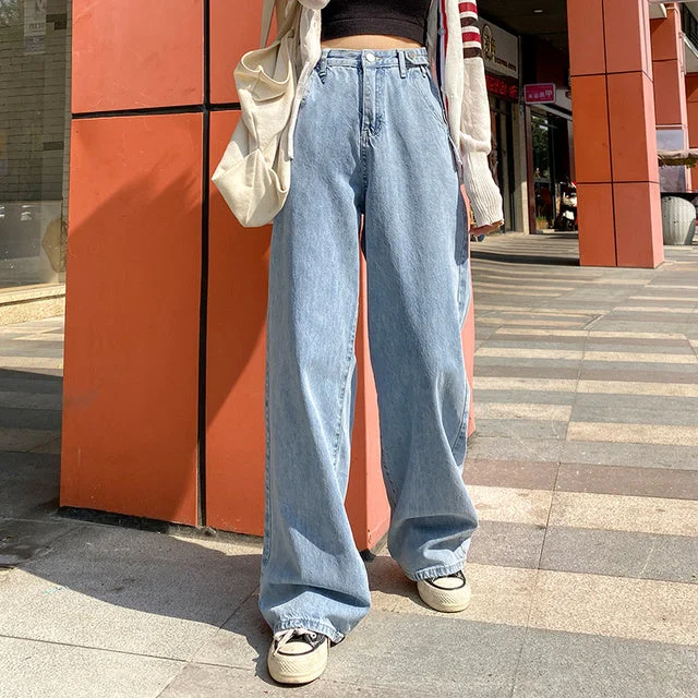Women Stretch Jeans Trendy Vintage Denim Jeans