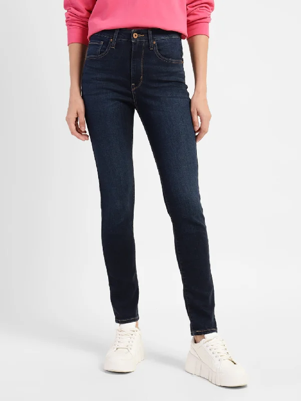 Women's Mid Rise 710 Super Skinny Jeans Comfortable Full-Length Denim Jeans