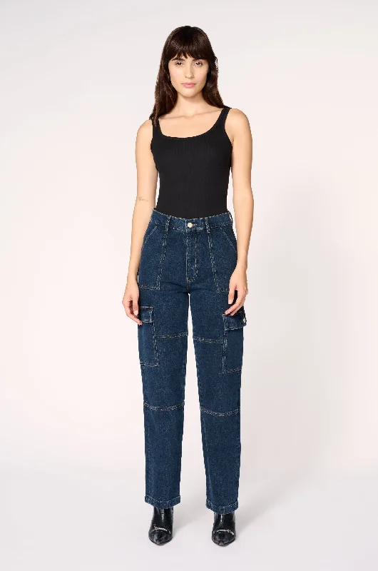 GLA - RELAXED CARGO JEANS | SPEECHLESS Casual High-Waisted Bootcut Jeans