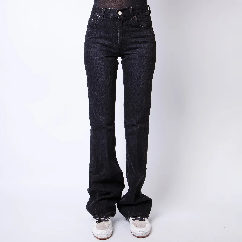 HAIKURE JEANS FLORA NEW BASSANO BLACK L0857 NERO  Elegant Skinny Leg Jeans