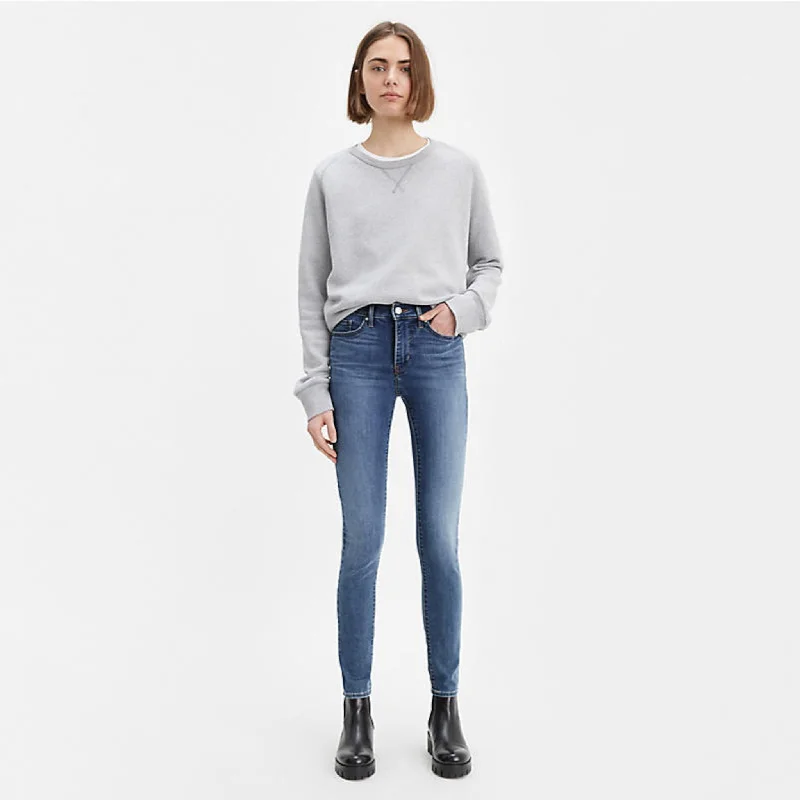 Levi's 311 Shaping Skinny Women's Jeans - Lapis Gallop Comfortable Distressed Straight-Leg Jeans