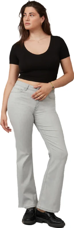 Alice High Rise Flare Jeans - Women's|-|Jean évasé à taille haute Alice - Femme Trendy Wide-Legged High-Waist Jeans