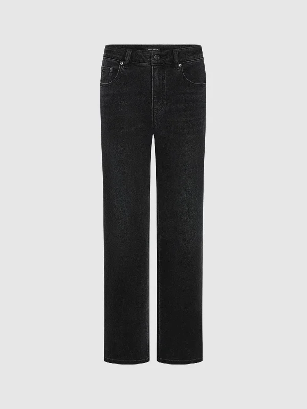 Straight Jeans Chic Cropped Jeans