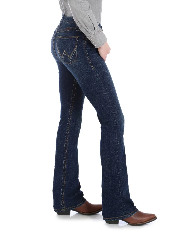 Women's Willow Ultimate Riding Jeans Chic Rip-Detail High-Waist Jeans